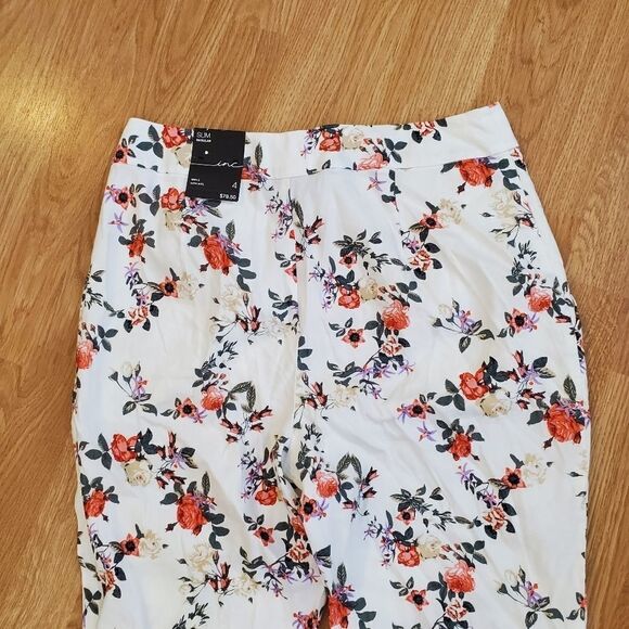 INC Floral Slim Ankle Pants - Picture 9 of 14